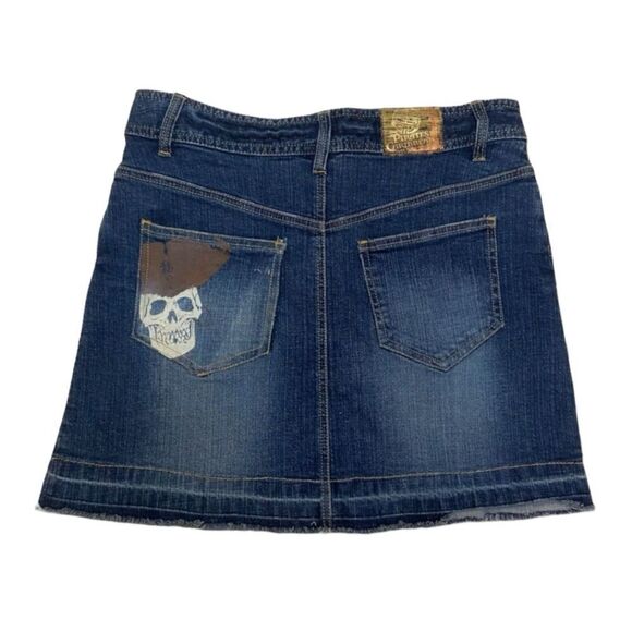 Disney Dresses & Skirts - Disney Pirates Of The Caribbean Denim Skirt